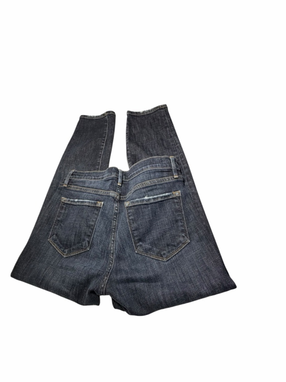 Frame Denim Le Cargon Crop Straight Jeans in Dark Wash Sz 25 - Picture 8 of 12